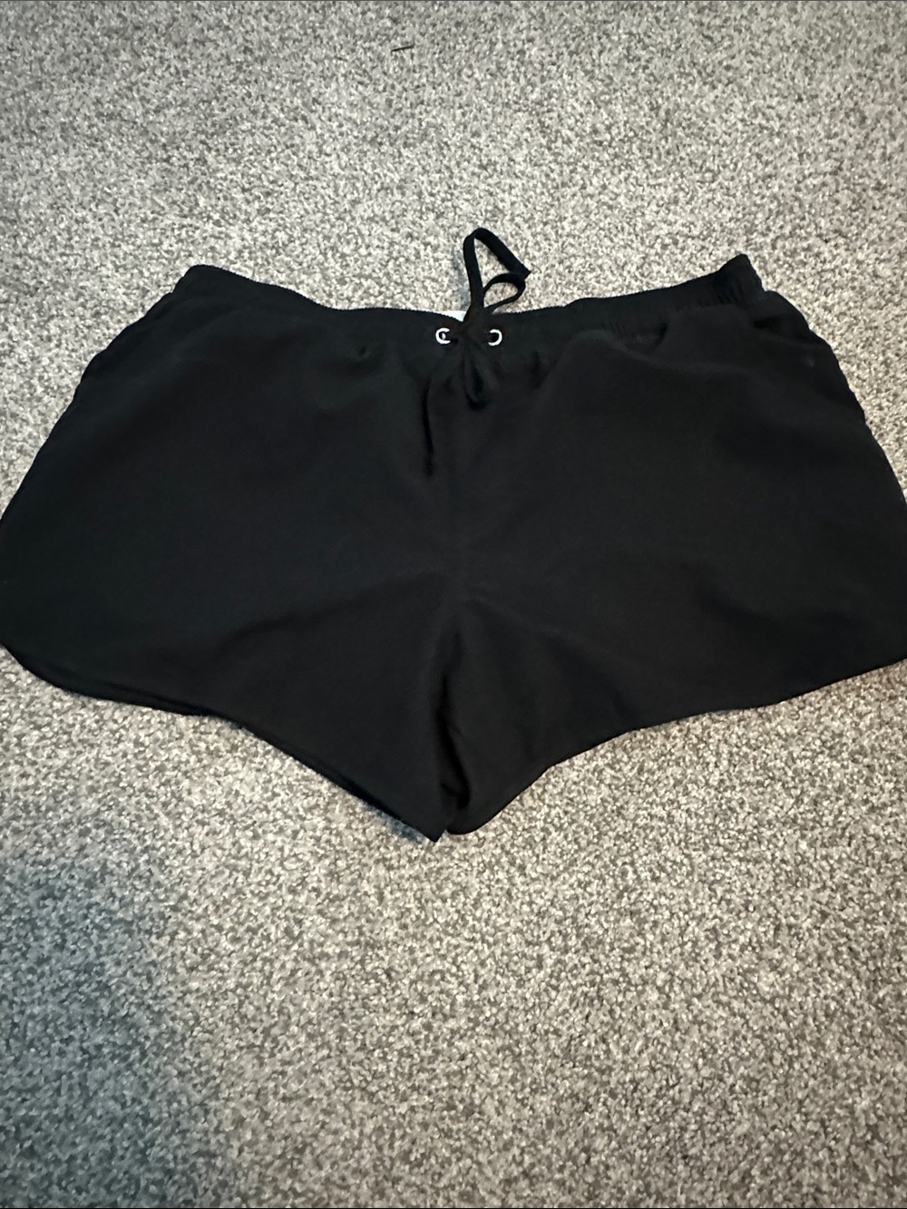 Kona Sol Black Women's Athletic Lounge Shorts